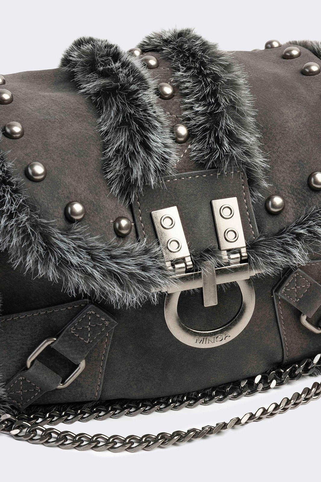 Polly Faux Suede Shoulder Bag | Minga London Recommended