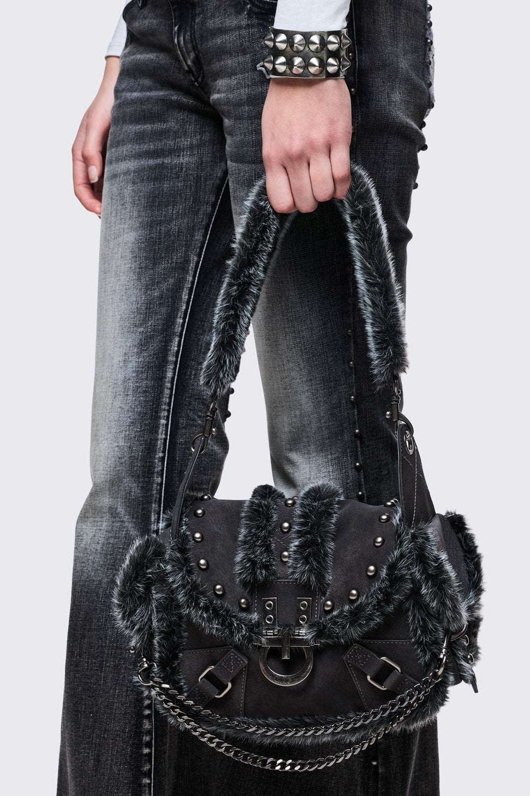 Polly Faux Suede Shoulder Bag | Minga London Recommended