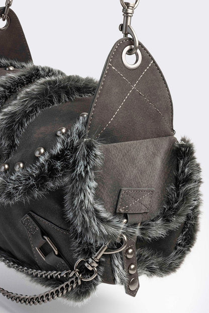 Polly Faux Suede Shoulder Bag | Minga London Recommended