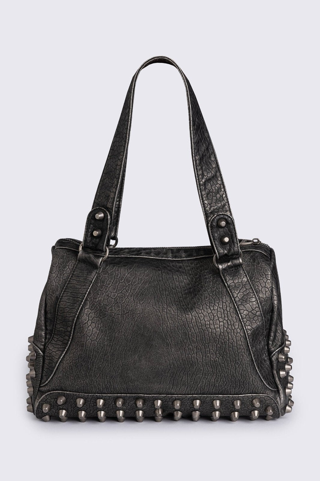 Xena Studded Faux Leather Shoulder Bag | Minga London Classic