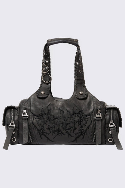 Xyra Faux Leather Shoulder Bag | Minga London Trusted