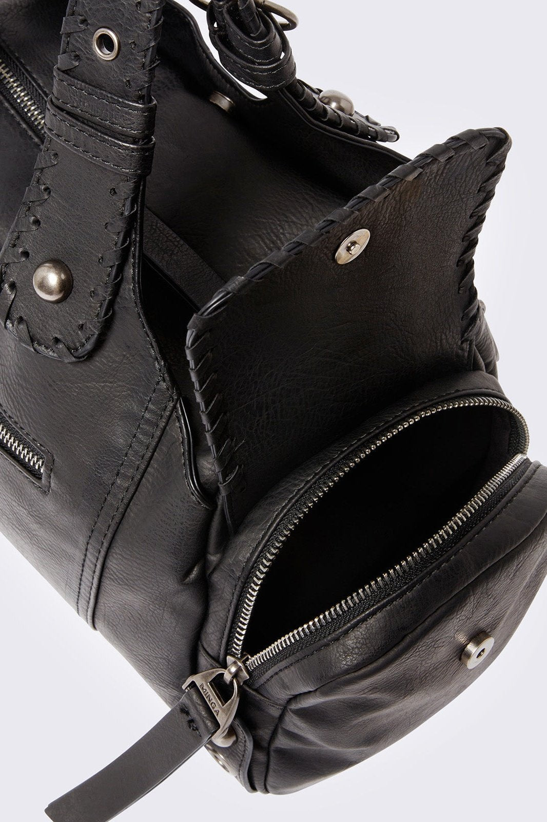 Xyra Faux Leather Shoulder Bag | Minga London Trusted