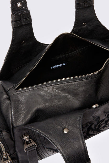 Xyra Faux Leather Shoulder Bag | Minga London Trusted