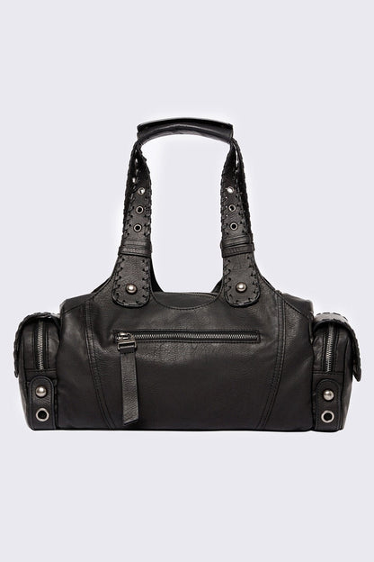 Xyra Faux Leather Shoulder Bag | Minga London Trusted