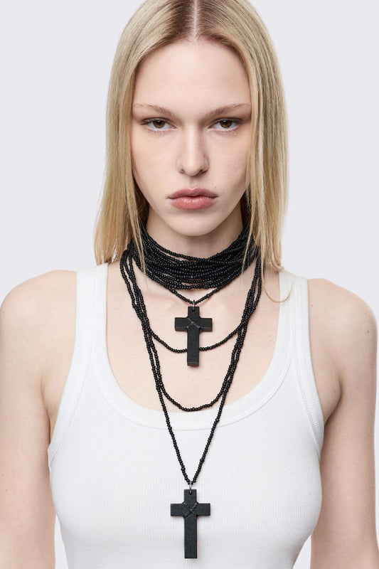 Penance Beaded Necklace | Minga London Best Seller