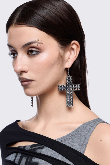 Holy Trouble Earrings | Minga London Latest