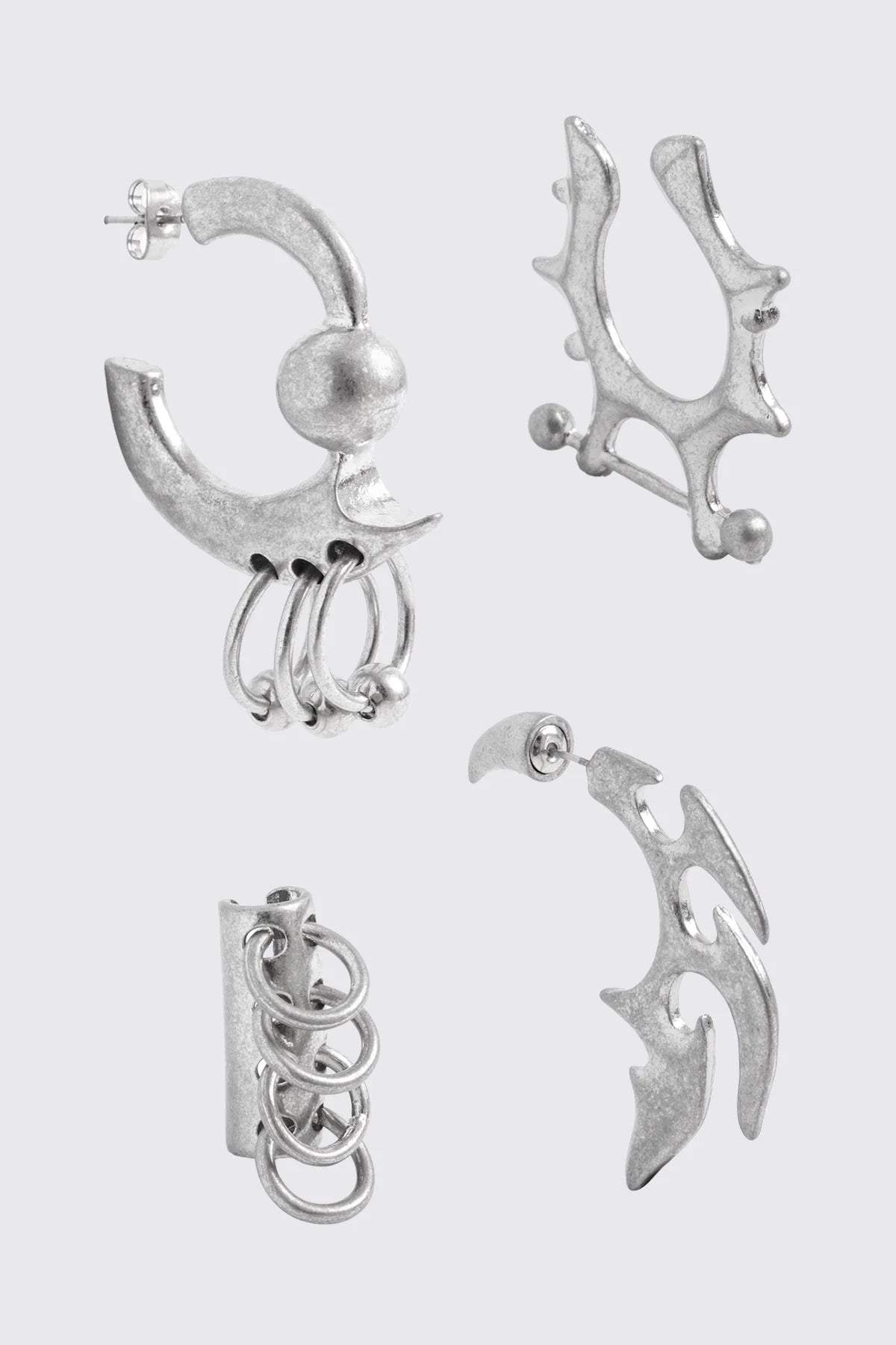 Dark Tribal Earring Set | Minga London Premium