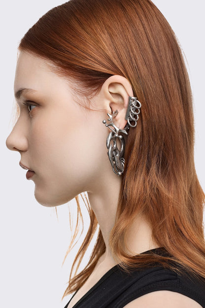 Dark Tribal Earring Set | Minga London Premium
