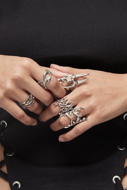 Iron Veins Ring Set | Minga London Premium