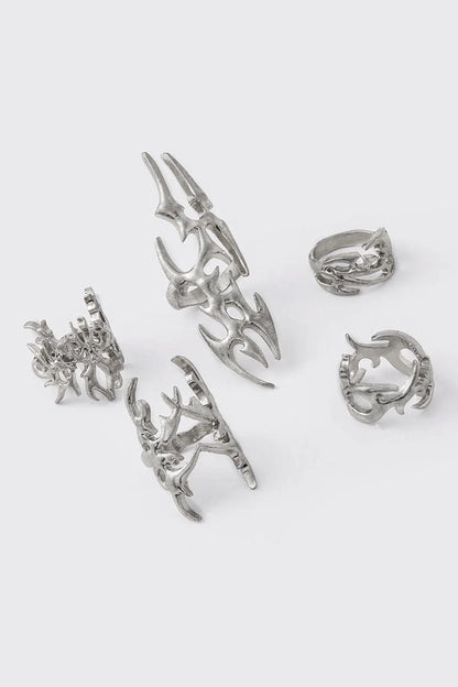 Iron Veins Ring Set | Minga London Premium
