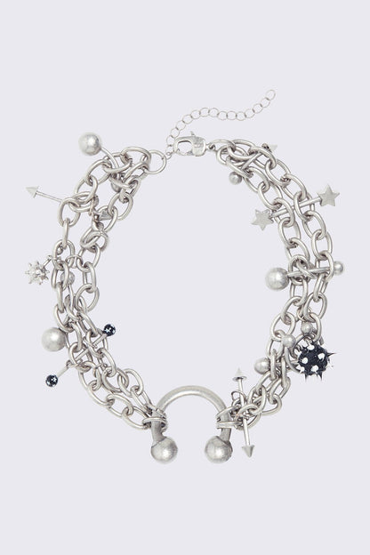 Harsh Charm Necklace | Minga London Premium