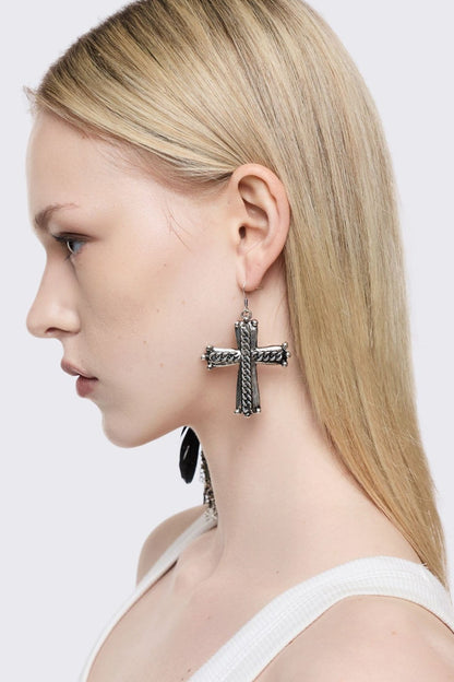 Dark Feathers Earring Set | Minga London Essential