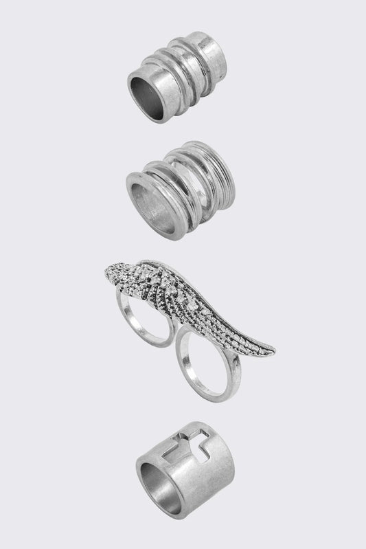 Dusty Wings Ring Set | Minga London Essential