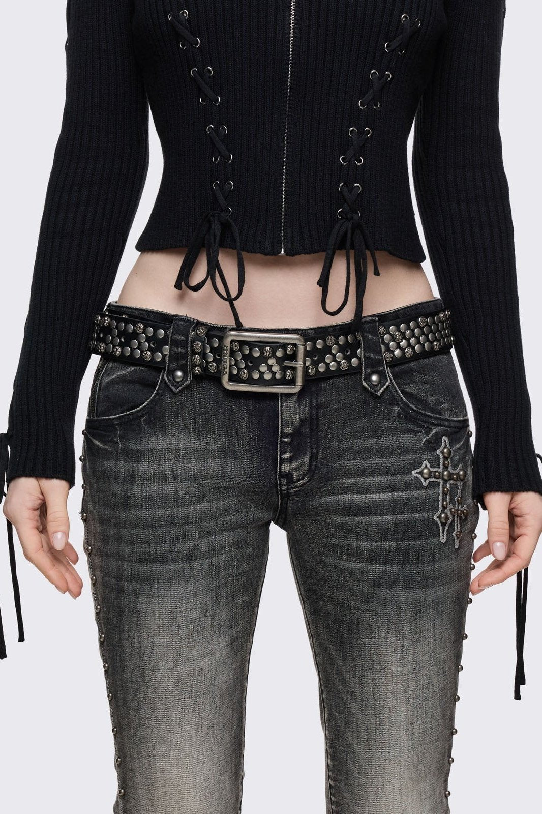 Hammered Buckle Belt | Minga London Latest