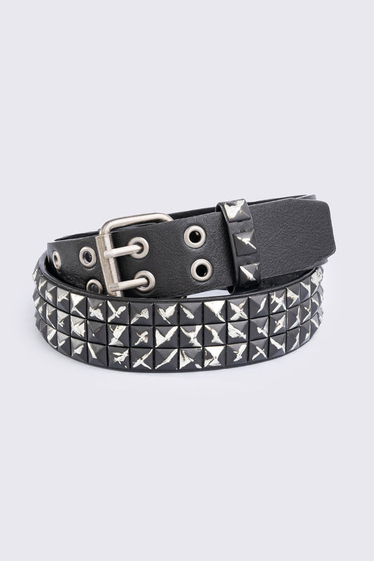 Brutal Square Studded Belt | Minga London Best Seller