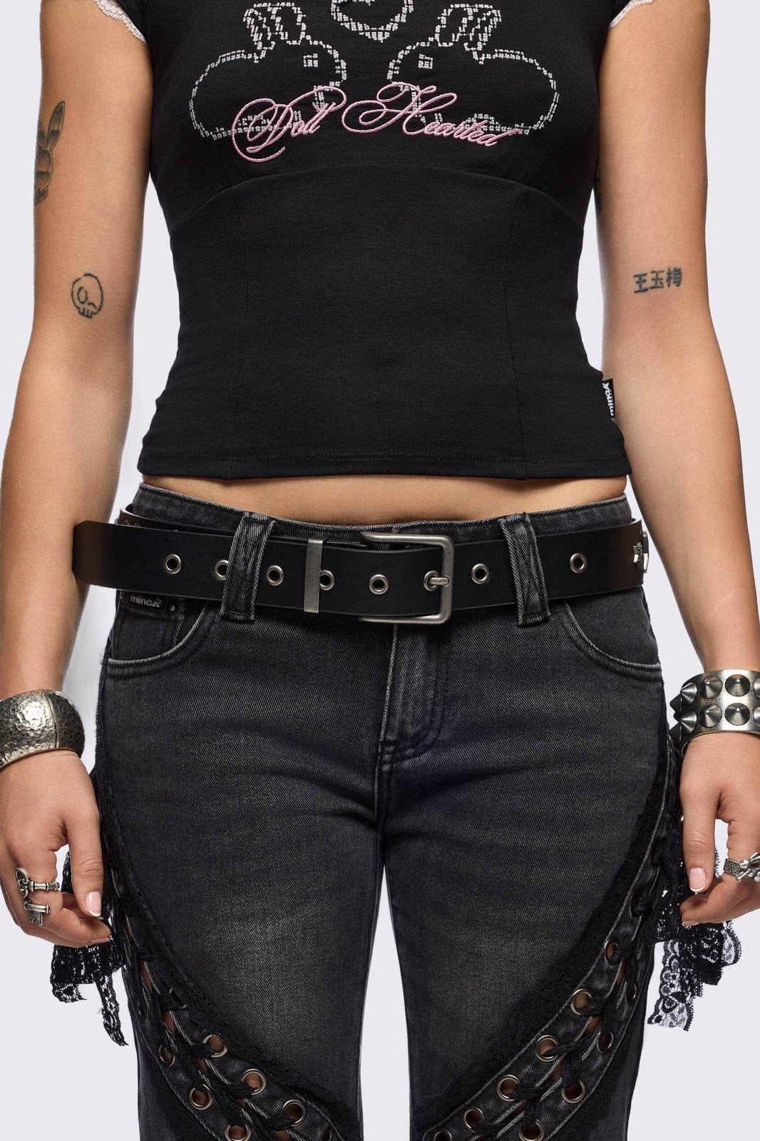 X-Laced Buckle Belt | Minga London Deals