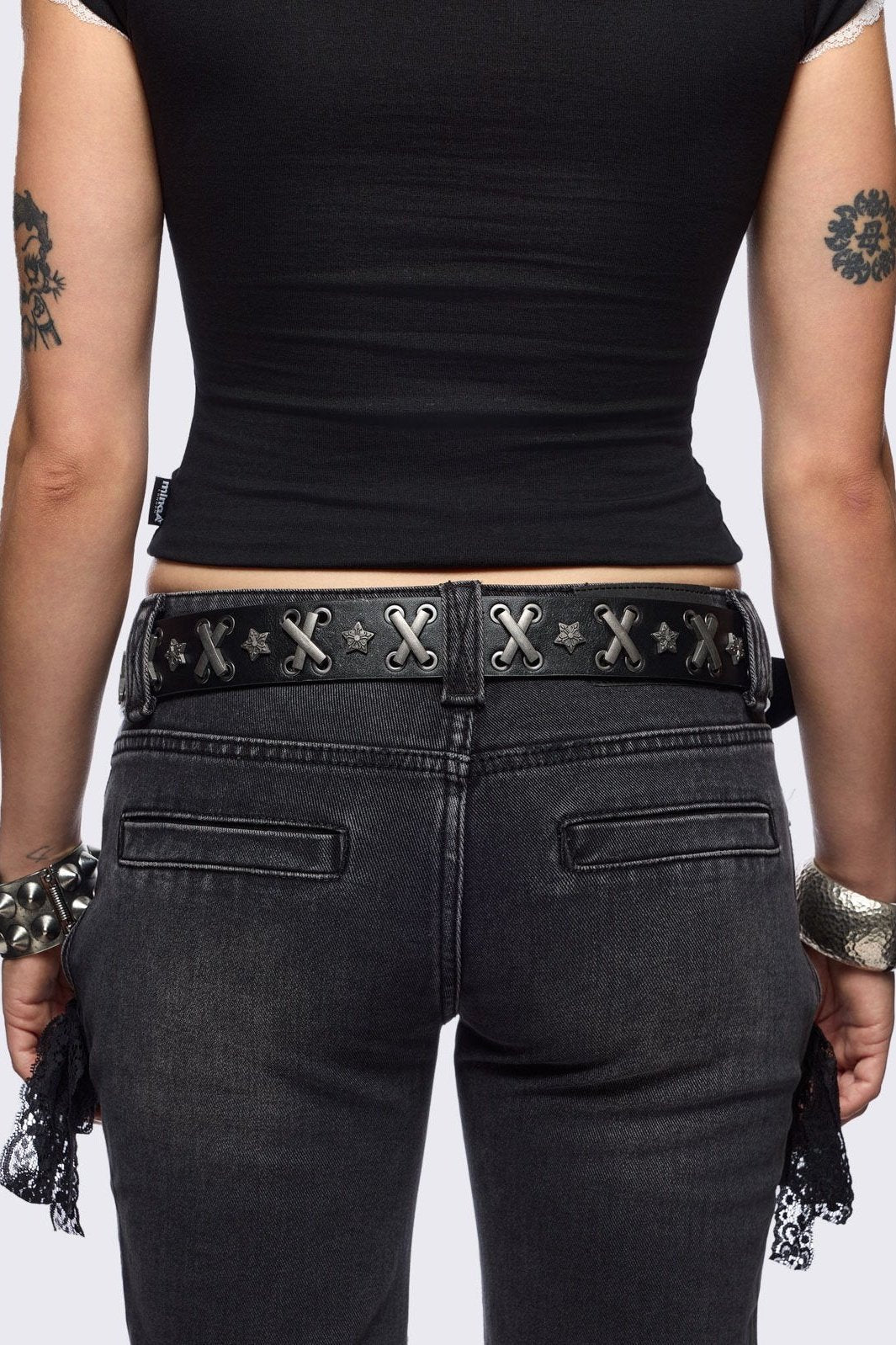 X-Laced Buckle Belt | Minga London Deals