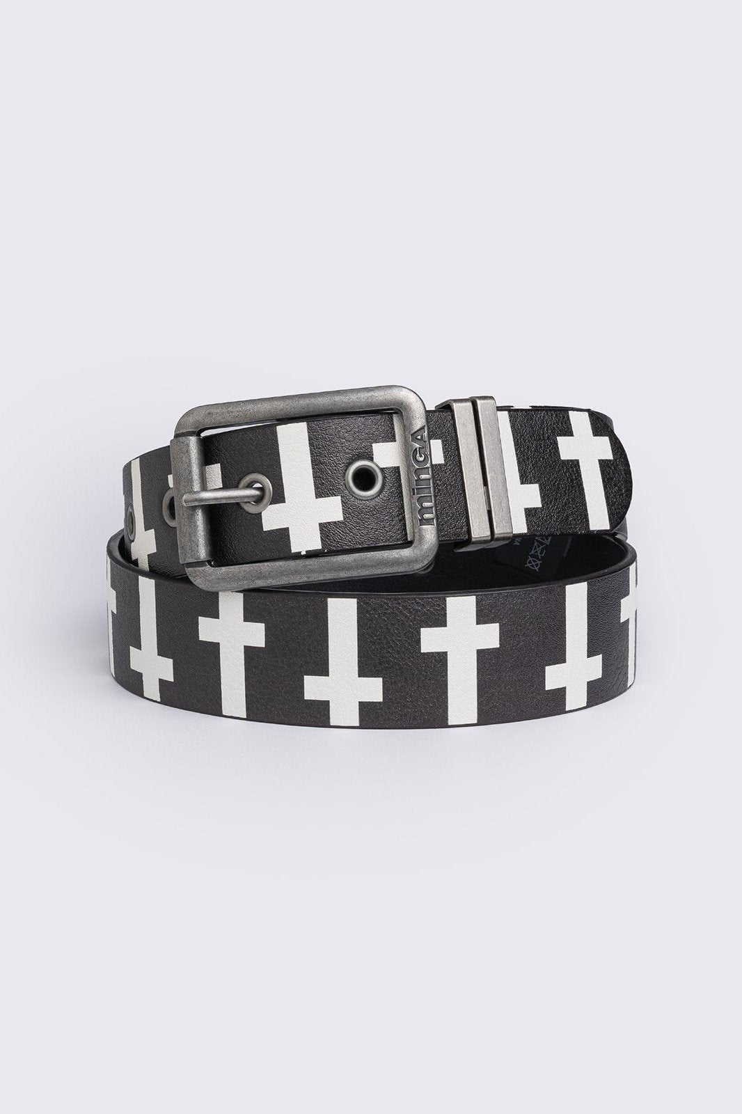 Crossed Out Buckle Belt | Minga London Signature