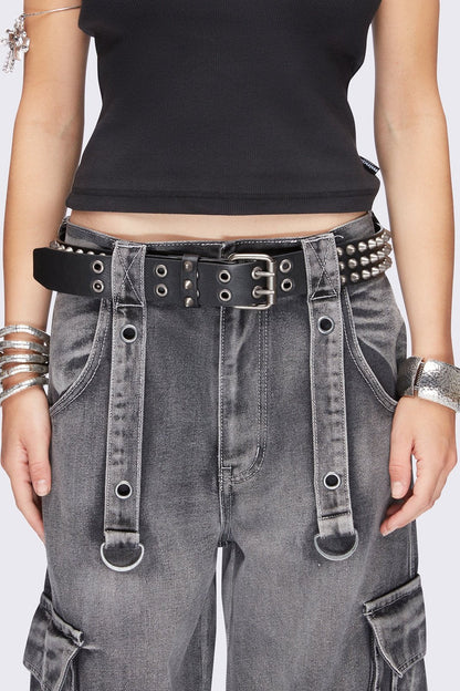 Brutal Spike Studded Belt | Minga London Everyday