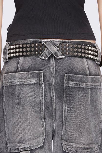 Brutal Spike Studded Belt | Minga London Everyday