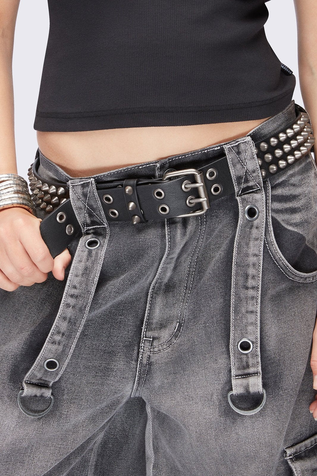 Brutal Spike Studded Belt | Minga London Everyday