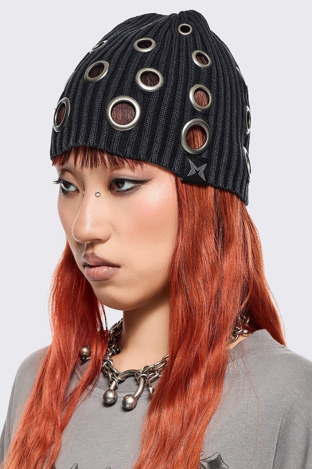 Elektra Black Beanie | Minga London Best Price