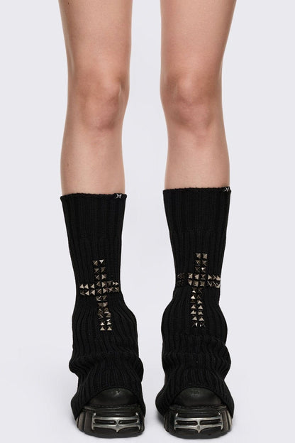 Saintly Trouble Leg Warmers | Minga London Discount