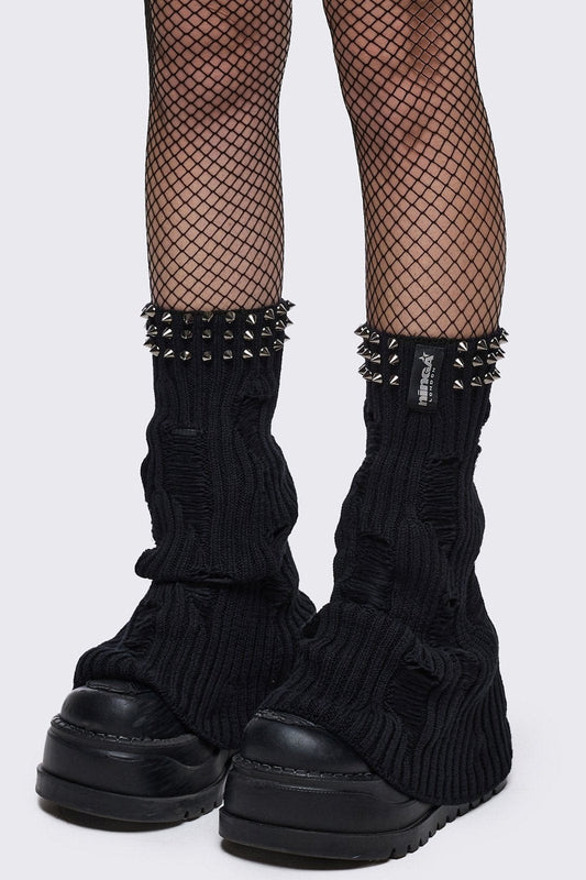 Lexa Ripped Leg Warmers | Minga London Everyday