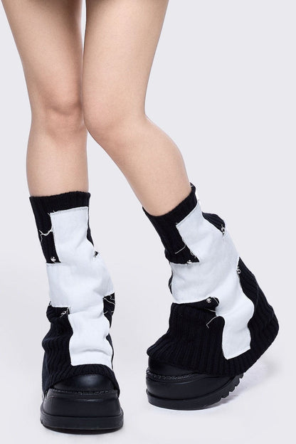 Blessed & Broken Leg Warmers | Minga London Value
