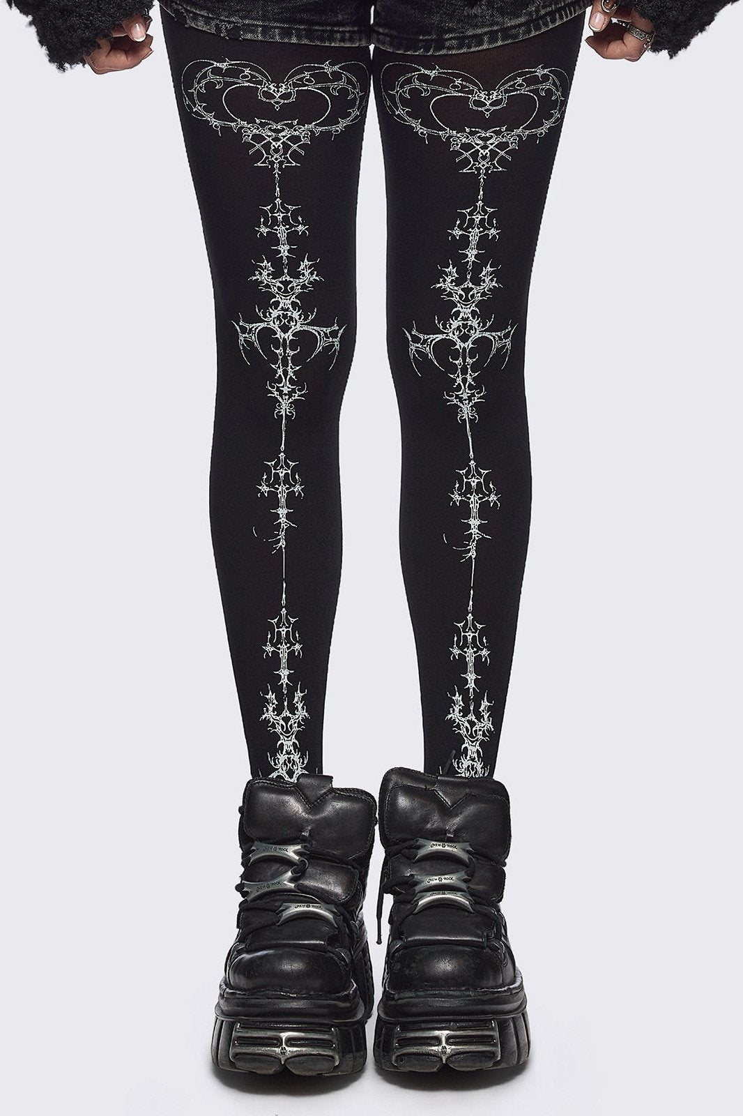 Dark Symmetry Tights | Minga London Latest