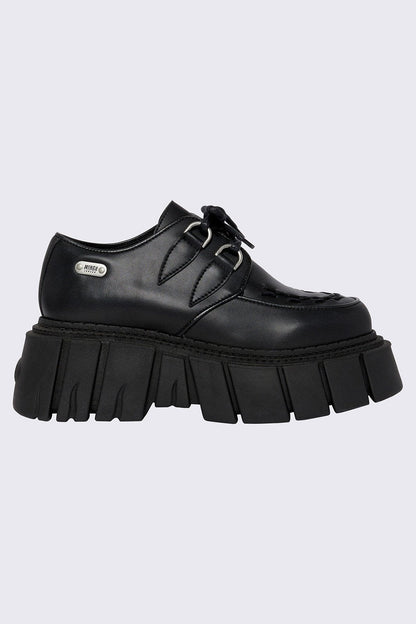 Gig Black Creeper Shoes | Minga London Signature