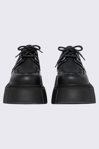 Gig Black Creeper Shoes | Minga London Signature
