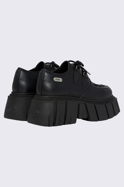 Gig Black Creeper Shoes | Minga London Signature