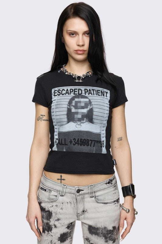 Mugshot Baby Tee | Minga London Quality
