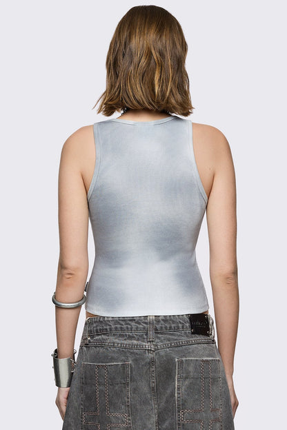 Zinc Washed Vest Top | Minga London Discount