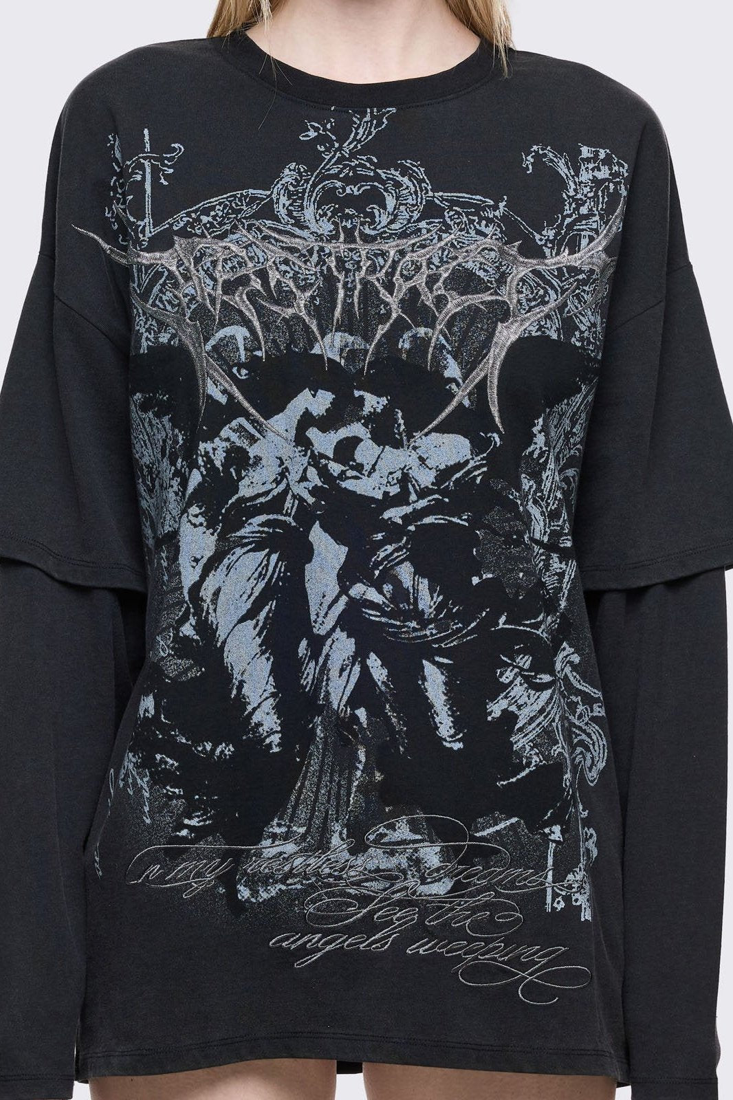 Dark Renaissance Layered T-Shirt | Minga London Discount