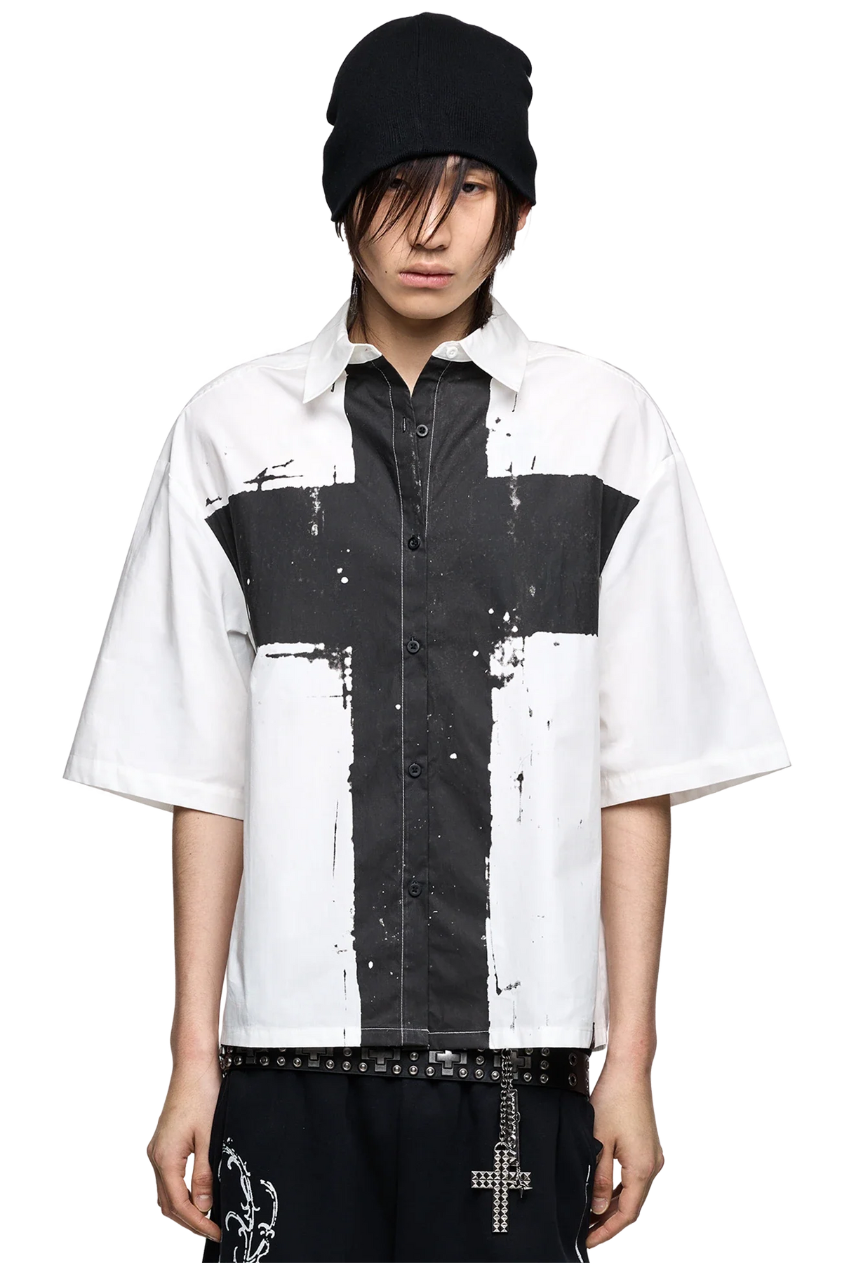 Never Saint White Shirt | Minga London Everyday