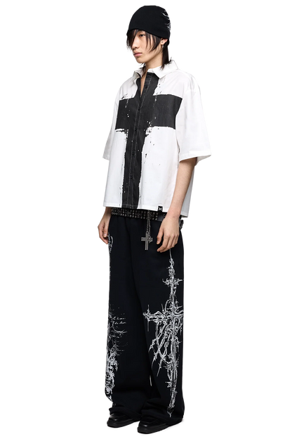 Never Saint White Shirt | Minga London Everyday