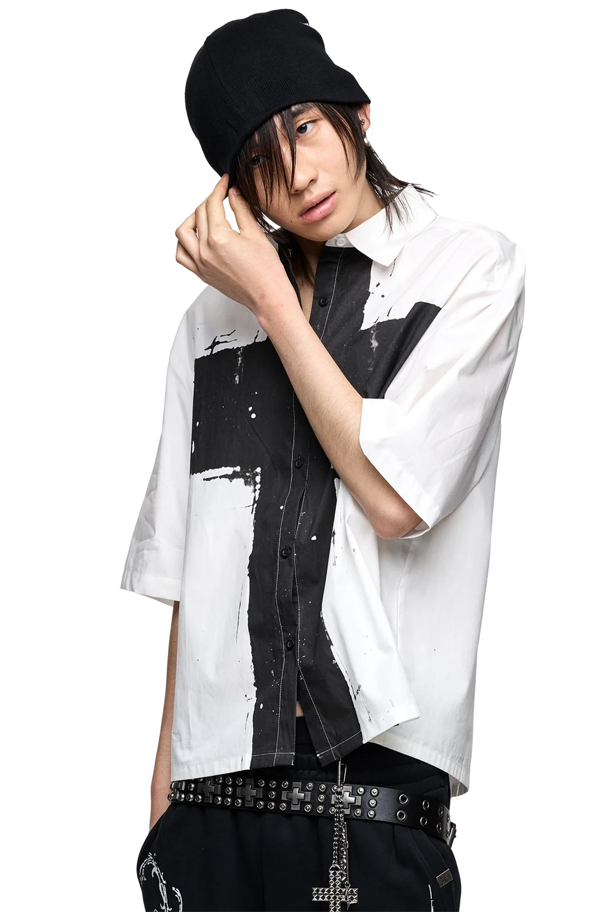 Never Saint White Shirt | Minga London Everyday