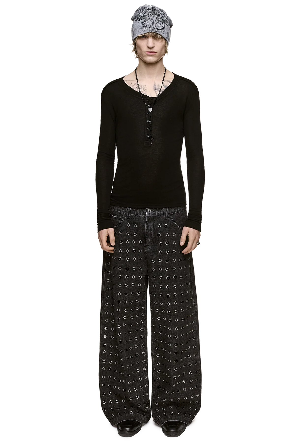 Rogue Black Baggy Jeans | Minga London Featured