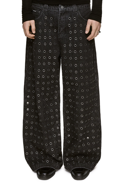 Rogue Black Baggy Jeans | Minga London Featured