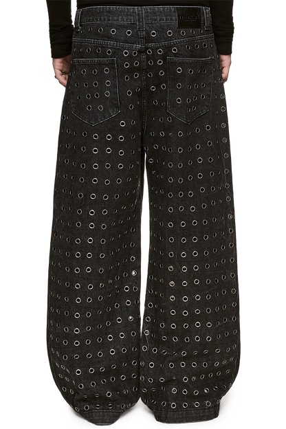 Rogue Black Baggy Jeans | Minga London Featured