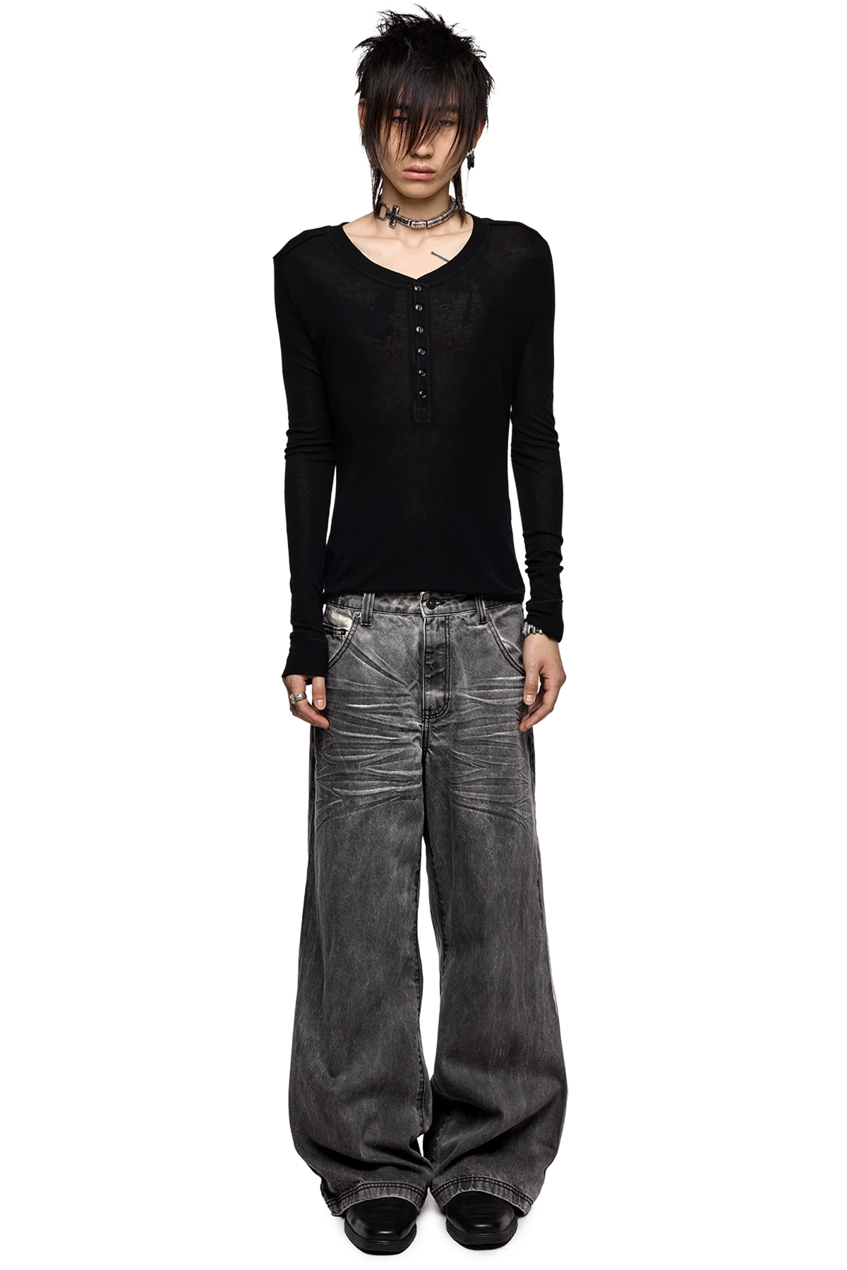 Smoke Baggy Jeans | Minga London Recommended