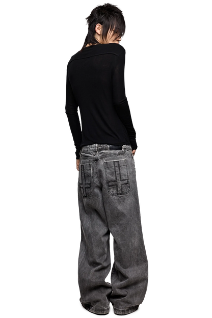Smoke Baggy Jeans | Minga London Recommended