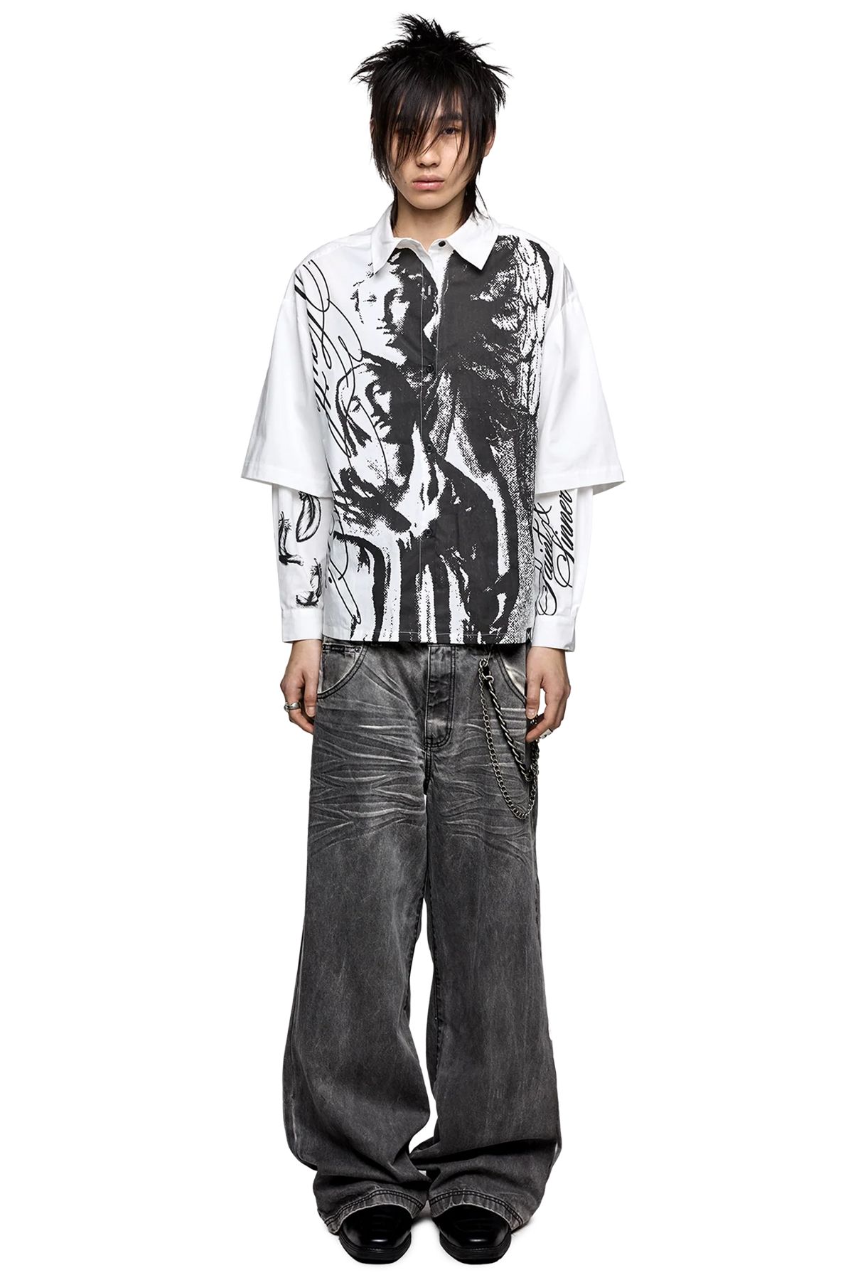 Faith & Sin Layered Shirt | Minga London Customer Favorite