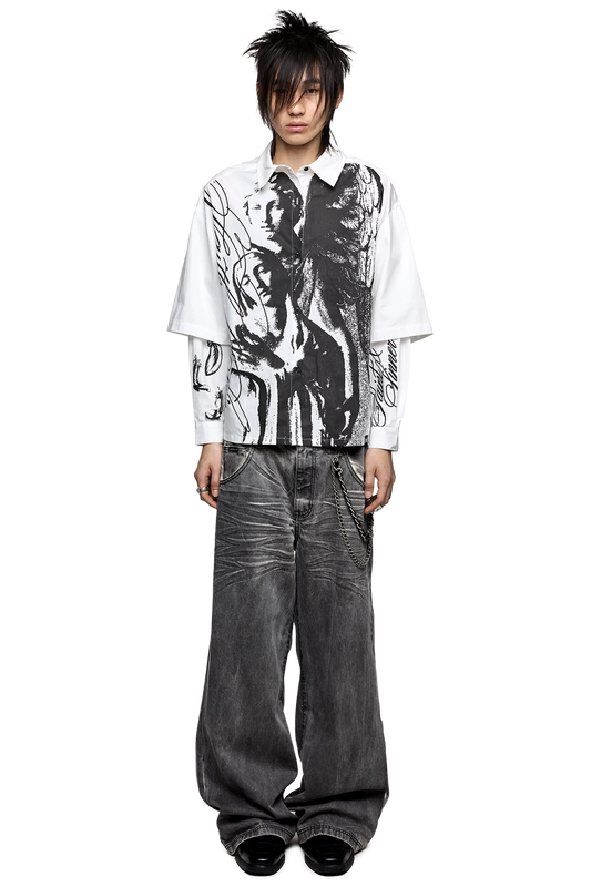 Faith & Sin Layered Shirt | Minga London Customer Favorite