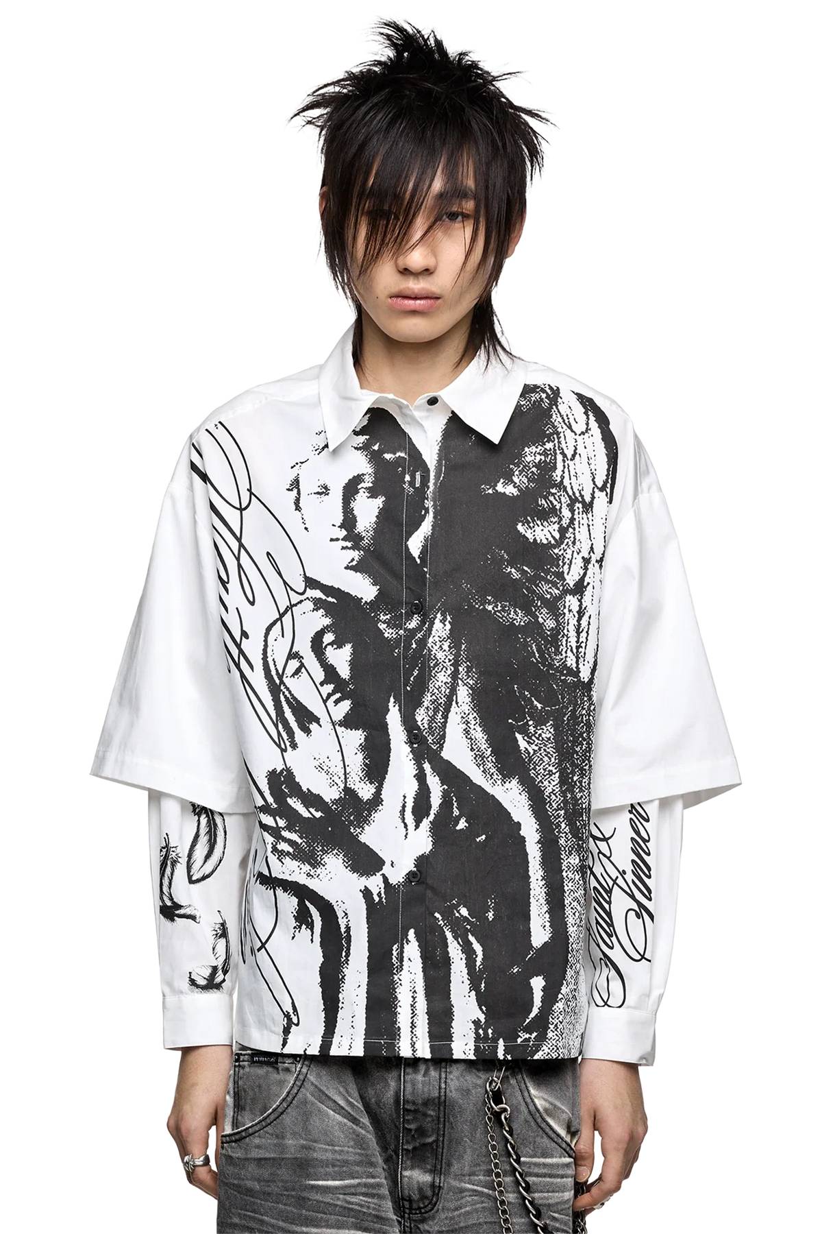 Faith & Sin Layered Shirt | Minga London Customer Favorite