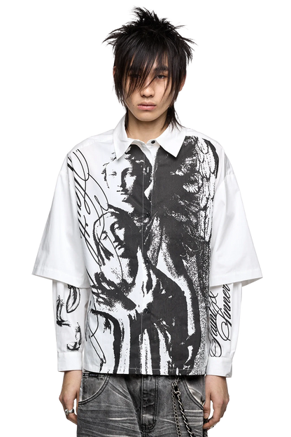 Faith & Sin Layered Shirt | Minga London Customer Favorite