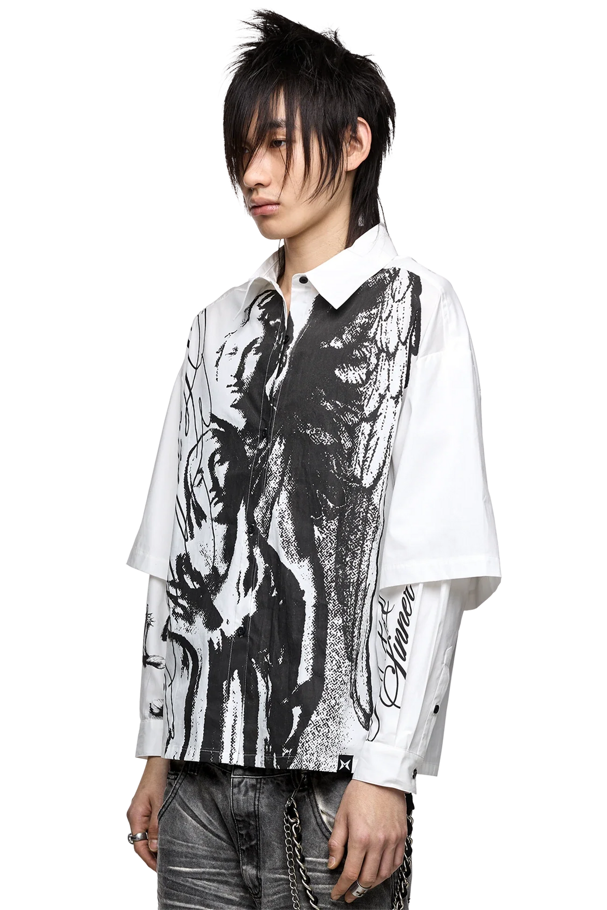 Faith & Sin Layered Shirt | Minga London Customer Favorite