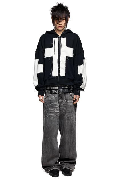 Blessed & Broken Zip Up Hoodie | Minga London Value